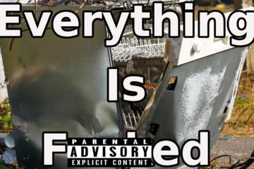 Artwork for my first single, Everything is Fucked